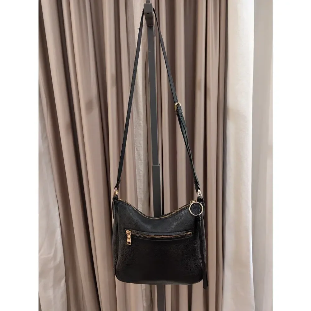 Coach Womens Vintage Leather Crossbody Black Handbag - Picture 2 of 16